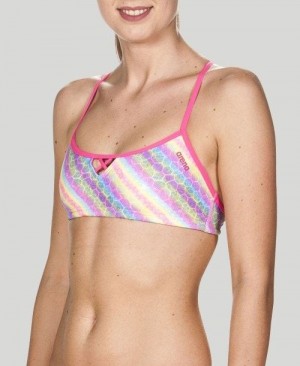 Arena Be Top (Bandeau Top) Naisten Toppi Pinkki | 63508GQAJ