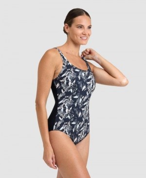 Arena Bodylift Francy Wing Back One Piece Naisten Body Mustat Valkoinen Monivärinen | 13605WIHM