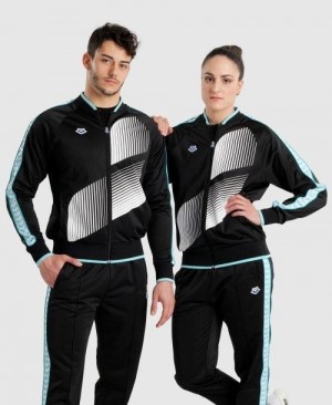 Arena Diamonds Relax Iv Jacket Miesten Takit Mustat Valkoinen Sininen | 93756JDBA