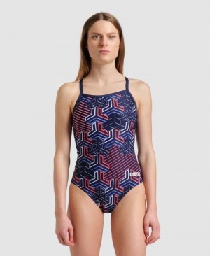 Arena Kikko Pro Light Drop Back One Piece Naisten Body Laivastonsininen | 72591RKNU