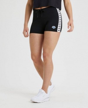 Arena Lorella Team Short Naisten Shortsit Mustat Valkoinen Mustat | 69231OTAM