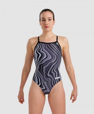 Arena Marbled Lightdrop Back One Piece Naisten Body Monivärinen | 57026SJXB