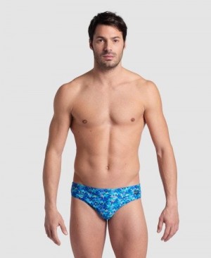 Arena Pool Tiles Swim Briefs Miesten Alushousut Monivärinen | 90857JNKG