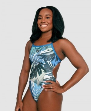 Arena Simone Manuel Capsule Collection Challenge Back One Piece Naisten Body Monivärinen | 23604ZIUH