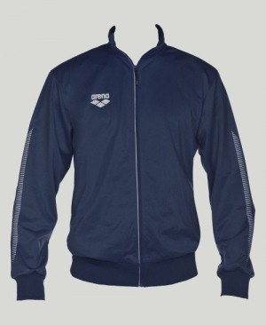 Arena Team Line Knitted Poly Jacket Miesten Takit Laivastonsininen | 15976ESTM