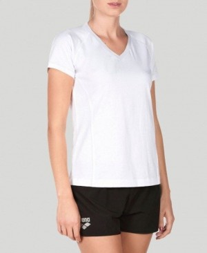 Arena Team Line Short Sleeve Tee Naisten Shortsit Monivärinen | 37941ACXB