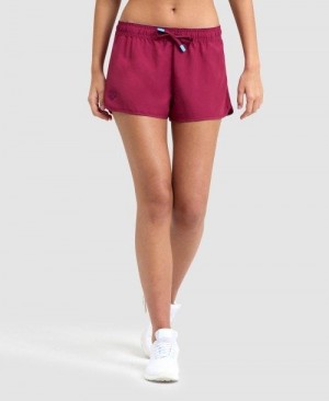 Arena Team Short Solid Naisten Shortsit Punainen | 85061QTEB