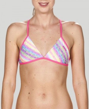 Arena Triangle Feel Top Naisten Toppi Pinkki | 25406IHWF