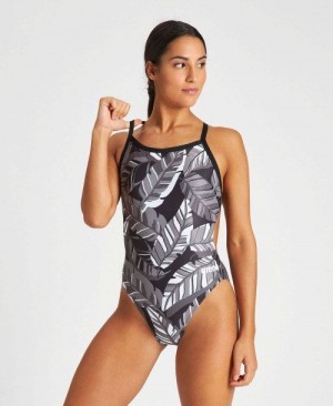 Arena Tropicals Challenge Back One Piece Naisten Body Mustat Mustat Monivärinen | 38792AGYU