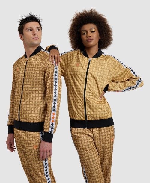 Arena 50th Anniversary Gold Relax Iv Jacket Miesten Takit Kultaiset Monivärinen Mustat Valkoinen | 58062EOWB