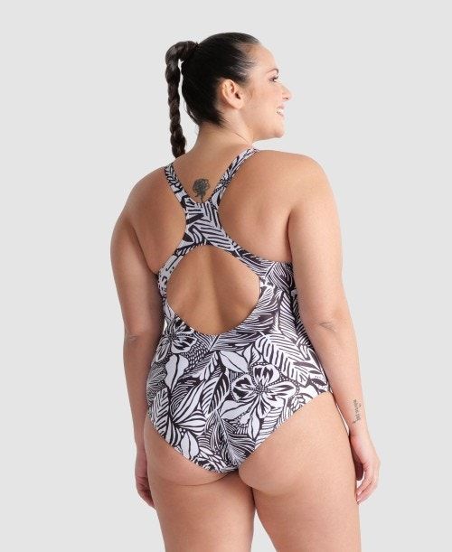 Arena Allover Pro Back Plus One Piece Naisten Body Mustat Monivärinen | 36495MSJA