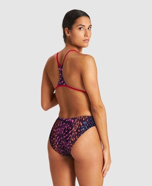 Arena Animal Stripe Booster Back One Piece Naisten Body Pinkki Monivärinen | 61503UTDM