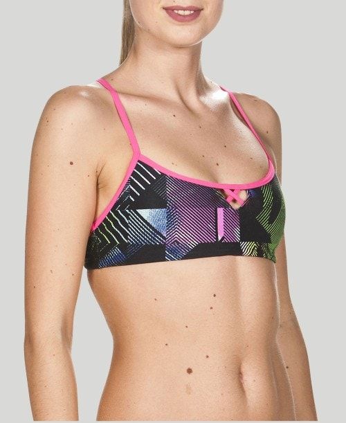 Arena Be Top (Bandeau Top) Naisten Toppi Monivärinen Pinkki | 17608MHYX