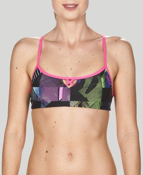 Arena Be Top (Bandeau Top) Naisten Toppi Monivärinen Pinkki | 17608MHYX