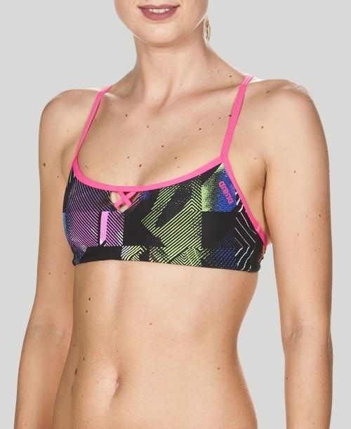 Arena Be Top (Bandeau Top) Naisten Toppi Monivärinen Pinkki | 17608MHYX