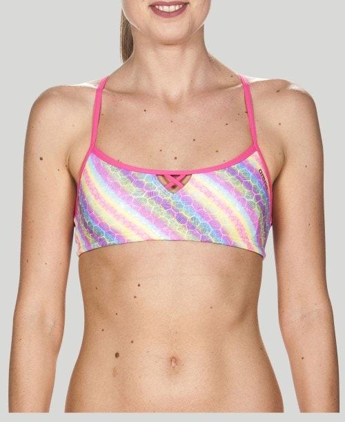 Arena Be Top (Bandeau Top) Naisten Toppi Pinkki | 63508GQAJ