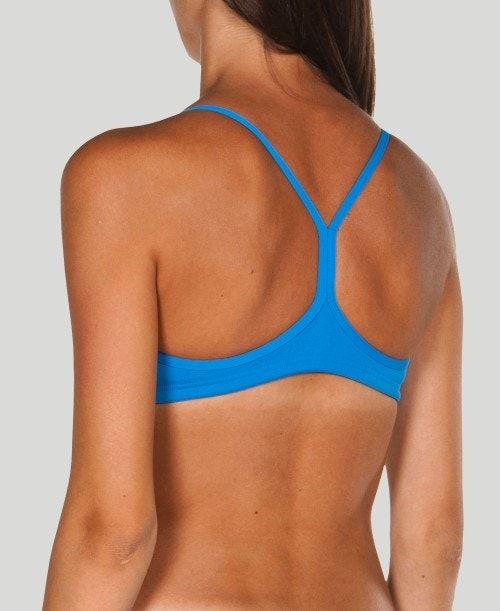 Arena Be Top (Bandeau Top) Naisten Toppi Sininen Keltainen | 06183LYMU