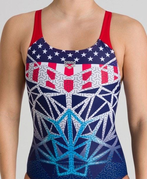 Arena Bishamon Usa Swim Pro Back One Piece Naisten Body Monivärinen | 51048PIAW