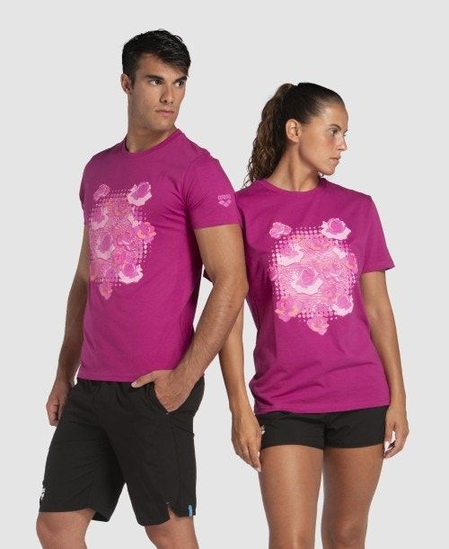 Arena Breast Cancer Awareness Collection T-shirt Miesten Shortsit Monivärinen | 98230KSHY