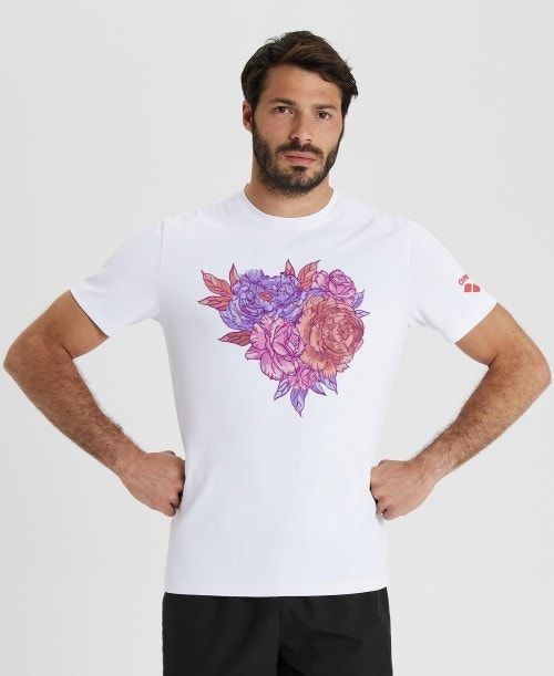 Arena Breast Cancer Tee Miesten T Paidat Monivärinen | 37596PUAD