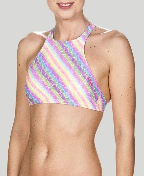 Arena Crop Think Top Naisten Toppi Pinkki | 51986JGUN