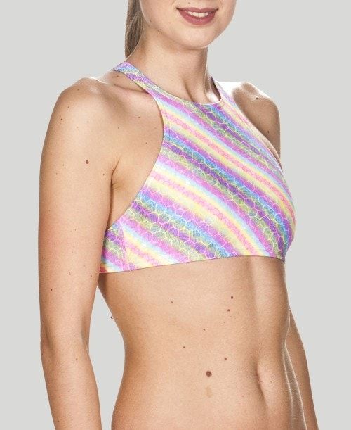 Arena Crop Think Top Naisten Toppi Pinkki | 51986JGUN