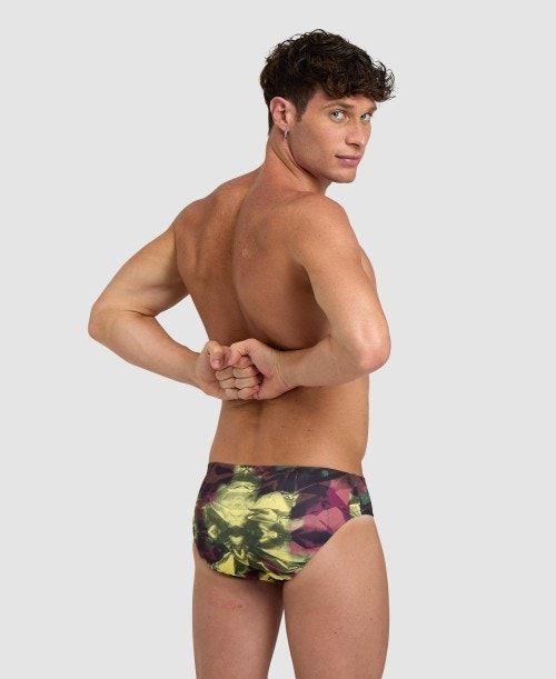 Arena Hero Camo Brief Miesten Alushousut Punainen Monivärinen | 91360RKEC