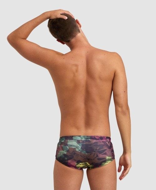 Arena Hero Camo Low Waist Short Miesten Shortsit Punainen Monivärinen | 18092INMP