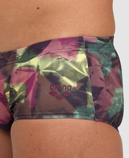 Arena Hero Camo Low Waist Short Miesten Shortsit Punainen Monivärinen | 18092INMP