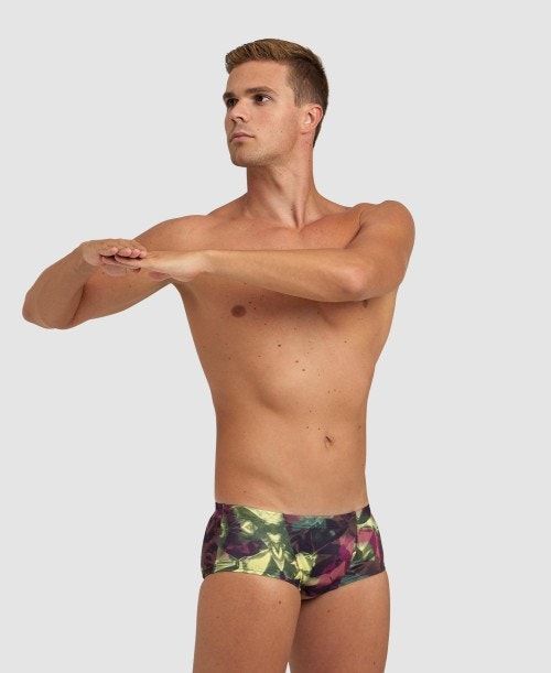 Arena Hero Camo Low Waist Short Miesten Shortsit Punainen Monivärinen | 18092INMP