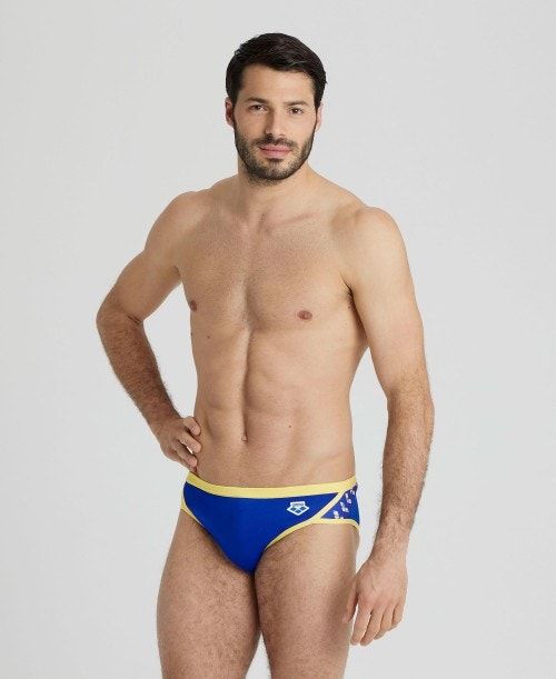 Arena Icons Brief Miesten Alushousut Sininen | 28135XNMJ