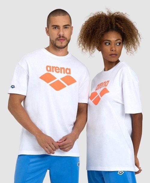 Arena Icons T-shirt Naisten Shortsit Valkoinen | 87615JMBH