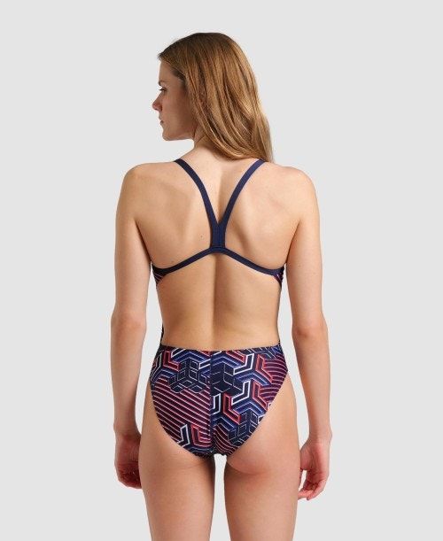 Arena Kikko Pro Challenge Back One Piece Naisten Body Laivastonsininen | 61087REBY