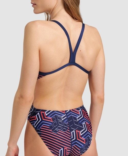 Arena Kikko Pro Challenge Back One Piece Naisten Body Laivastonsininen | 61087REBY