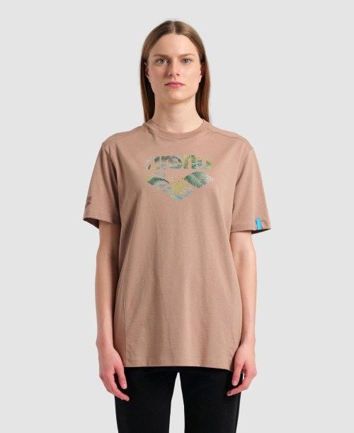 Arena Logo Cotton T-shirt Naisten Shortsit Monivärinen | 42630MSQZ