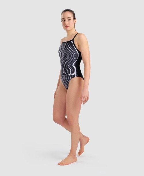 Arena Marbled Lightdrop Back One Piece Naisten Body Monivärinen | 57026SJXB