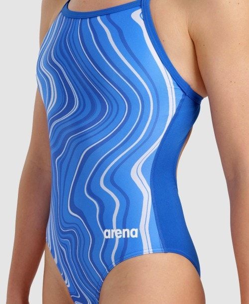 Arena Marbled Lightdrop Back One Piece Naisten Body Monivärinen | 50691AXJP