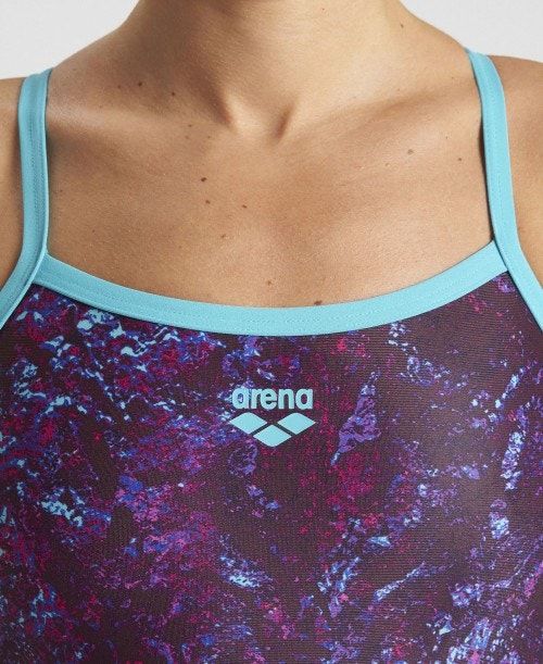 Arena Mountains Texture Light Drop Back One Piece Naisten Body Monivärinen | 84731XZDJ