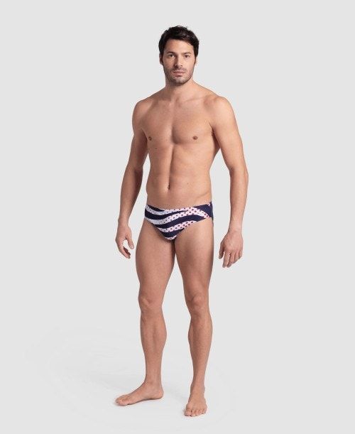 Arena Multi Stripes Swim Briefs Miesten Alushousut Monivärinen | 38294VEML