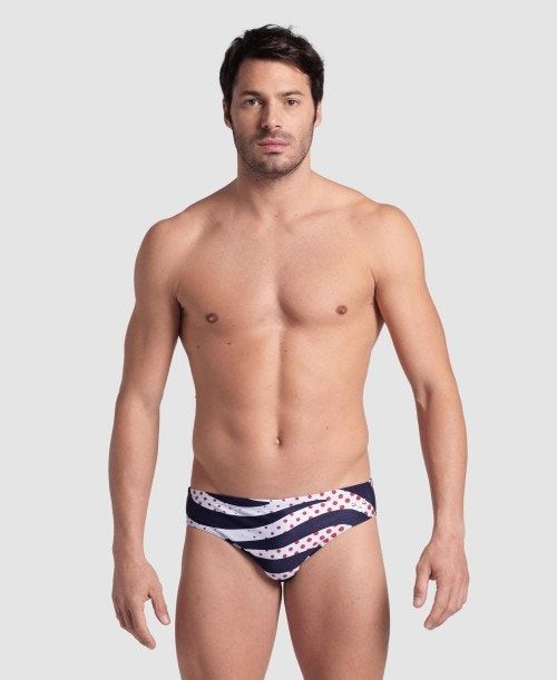 Arena Multi Stripes Swim Briefs Miesten Alushousut Monivärinen | 38294VEML