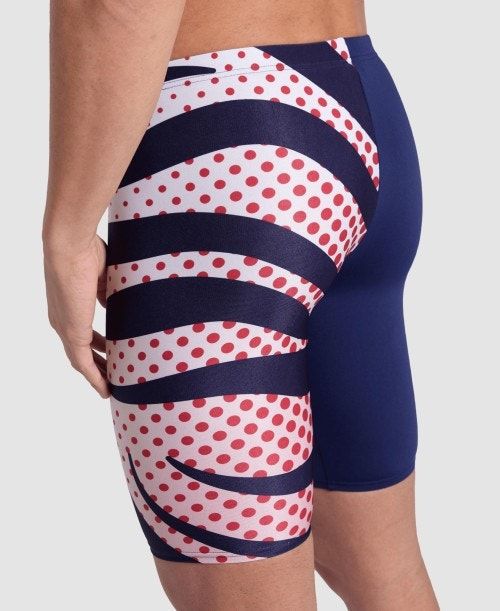 Arena Multi Stripes Swim Jammer Miesten Jammer Monivärinen | 57328ECBV