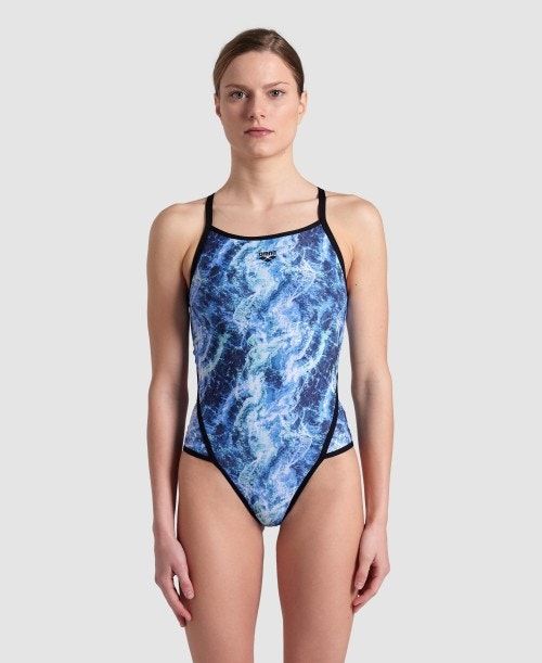 Arena Pacific Superfly Back Swimsuit Naisten Uimapuku Monivärinen | 49023BDWK