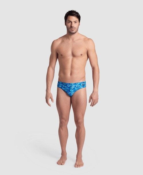 Arena Pool Tiles Swim Briefs Miesten Alushousut Monivärinen | 90857JNKG