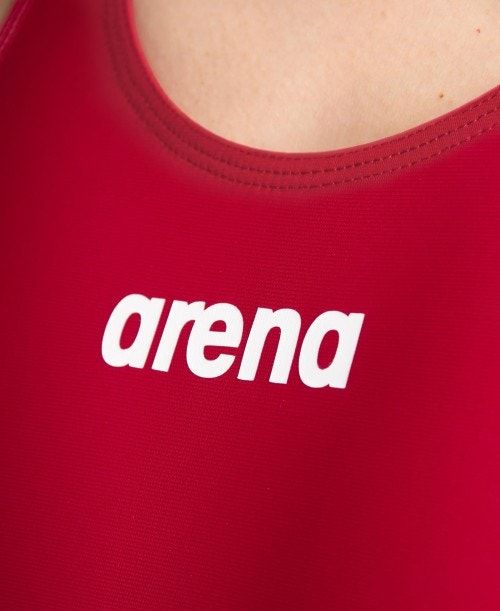 Arena Powerskin St Next Eco Open Back Naisten Uimapuvut Syvä Punainen | 71840FKVR