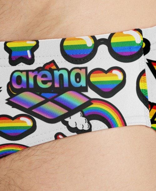 Arena Pride Print Of The Month Brief Miesten Alushousut Monivärinen | 20915MUOK