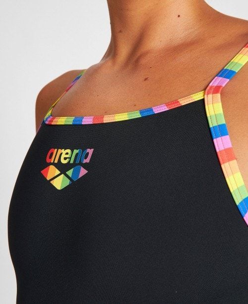 Arena Pride Superfly Back One Piece Naisten Body Mustat Monivärinen | 24317BYVT