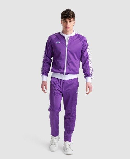 Arena Relax Iv Team Full-zip Jacket Miesten Takit Violetit Valkoinen Violetit | 83250USVD