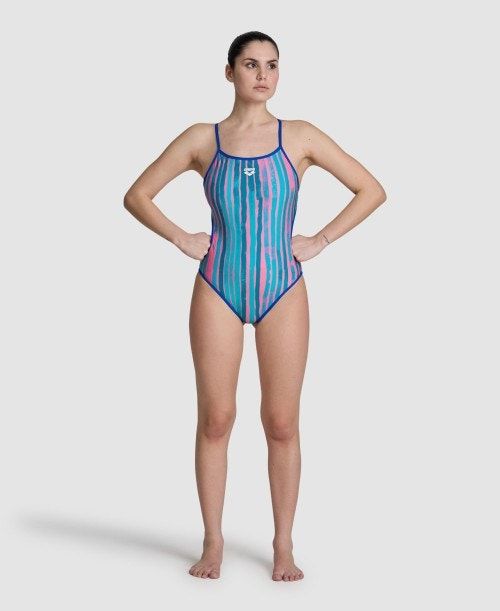 Arena Reversible Challenge Back One Piece Naisten Body Monivärinen | 20746FKER