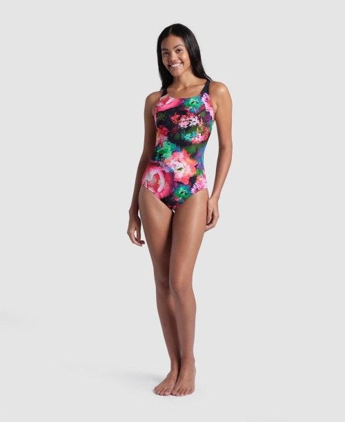 Arena Roseland Swim Pro Back Swimsuit Naisten Uimapuku Monivärinen | 65813YWIA