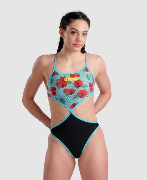 Arena Rule Breaker Twist'n'mix One Piece Naisten Body Mustat Monivärinen | 50173TSLF